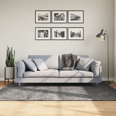 vidaXL Koberec HUARTE krátky vlas mäkký umývateľný antracit 140x200 cm