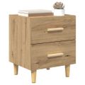 vidaXL Skriňa pod posteľ 2 ks Remeselný dub 40 x 35 x 47.5cm