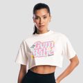 Dámske tričko GymBabe Cream - GymBeam, veľkosť M