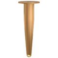vidaXL Stojace nohy 2 ks Zlatá 98 x 40 mm Železo