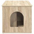 vidaXL Mačka Dom Sonoma 85 x 55 x 50,5 cm Kompozitné drevo