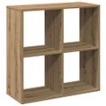 vidaXL Rozdeľovacia knižnica dub artisan 69,5x29x69,5 cm kompoz. drevo