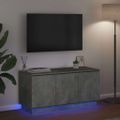 vidaXL TV skrinka 100 x 38 x 49 cm Betónová šedá Kompozitné drevo