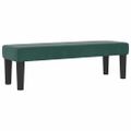vidaXL Posteľ s pružinovým rámom Tmavozelená 200 x 200 cm Zamat