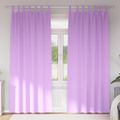 vidaXL Záclony na zatemnenie s krúžkami 2 ks Fialová 260 x 140 cm