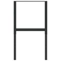 vidaXL Rámy na pracovné stoly 2 ks kovové 55x(69x95,5) cm čierne