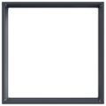 vidaXL Obrubník trávnika 6 ks 40 x 40 x 13 cm Oceľ Antracitová
