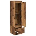 vidaXL Highboard Old Wood 29,5x34x119,5 cm Engineered Wood
