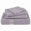 vidaXL Sprchové osušky FROGN 10 ks sivé 70x140 cm 360 g/m²