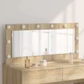 vidaXL Toaletné zrkadlo Sonoma dub 100 x 45 x 18 cm Obdĺžnikový