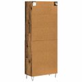 vidaXL Highboard 2 ks Staré drevo 69,5 x 34 x 180 cm