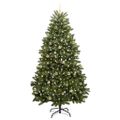 vidaXL Umelý vianočný stromček 240 cm 300 LED Teplá biela PVC a oceľ