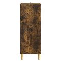 vidaXL Servírovacia skriňa Dymový dub 33 x 34,5 x 90 cm