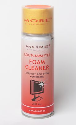 MORE Čistiaca pena 200ml + mikroaktívna utierka