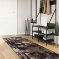 vidaXL Behúň MARSA Čierna 100 x 450 cm Polyester a PVC