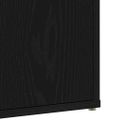 vidaXL Skriňa na topánky 60 x 35 x 70 cm Kompozitné drevo Čierny dub