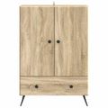 vidaXL Servírovacia skriňa Dub sonoma 66 x 34,5 x 95 cm