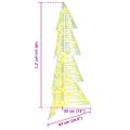 vidaXL Vianočný stromček 100 LED Teplá biela 120 cm PET