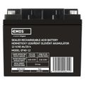Baterie olověná 12 V / 40 Ah EMOS bezúdržbový akumulátor M6