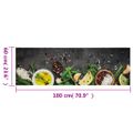 vidaXL Kuchynský koberec umývateľný Spices 60x180 cm zamat