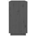 vidaXL Komoda sivá 100x40x75 cm borovicový masív