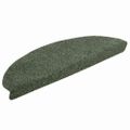 vidaXL Schodové rohože, samolepiace, 10 ks, 65x21x4 cm, zelené, polkruhové, veľké