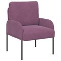 vidaXL Súpravy pohoviek 3 pcs Fialová 115 x 56 x 80 cm Preglejka