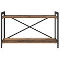 vidaXL Regál na knihy 80 x 30 x 50 cm Kompozitné drevo Staré drevo