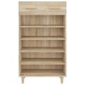 vidaXL Botník farba dubu sonoma 60x35x105 cm spracované drevo