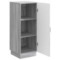 vidaXL Servírovacia skriňa Sivá sonoma 33 x 34,5 x 87 cm