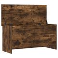vidaXL Úložná truhlica Dymový dub 100 x 40 x 50 cm Kompozitné drevo