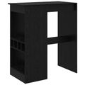 vidaXL Barový stôl 90 x 47.5 x 103.5 cm Kompozitné drevo Čierny dub