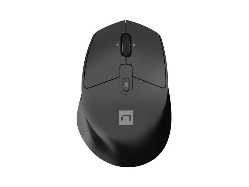 Myš bezdrôtová Natec KITE/Kancelárska/Blue Sense/Pre pravákov/4 000 DPI/USB+BT/Čierna