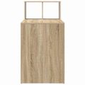 vidaXL Stôl Sonoma dub Kompozitné drevo 108 x 55 x 103.5 cm