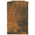 vidaXL Kockové police 2 ks dymový dub 60x15x23 cm spracované drevo