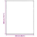 vidaXL Koberec do stanu Svetlosivá 300 x 250 cm Polyetylén