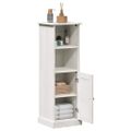 vidaXL Kúpeľňová skriňa VIGO Biela a antik biela 37 x 34 x 110 cm