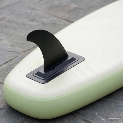 vidaXL SUP plutva 3,5 x 18 x 21,5 cm Nylón Čierna