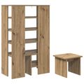vidaXL Skriňa na topánky 2 ks 62 x 35 x 100 cm Kompozitné drevo