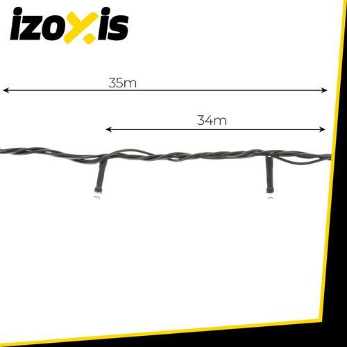 Vianočné osvetlenie-svetelný záves IZOXIS 24899 studená biela, 35m IP44, 8 režimov Vánoční osvětlení - světelný závěs IZOXIS 24899 studená bílá , 35m IP44, 8 režimů