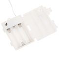 vidaXL Vianočné svetlá s LED 3 ks skladacie biele