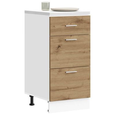 vidaXL Spodná skrinka “Lyon” Artisan Dub 40x46x81,5 cm