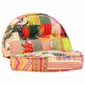 vidaXL Taburetka 100x20 cm, patchwork, látka
