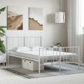 vidaXL Penový matrac biely 140x210 cm 7 zón tvrdosť 20 ILD