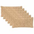 vidaXL Poťah na podložku 6 ks HOUTEN Krémová 40 x 80 cm Umelá králičia