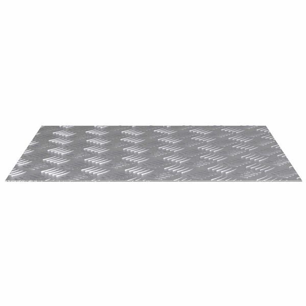 vidaXL Schodový rošt Obdĺžnikový 4 pcs Strieborná 60 x 50 cm Hliník