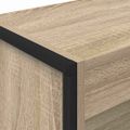 vidaXL Knižnica 60 x 30 x 121 cm Kompozitné drevo Sonoma