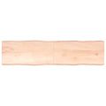 vidaXL Stolová doska 200x50x(2-6) cm neošetrený masív, živé hrany
