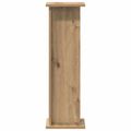 vidaXL Stojan na rastliny 2 ks Dub artisan 25 x 25,5 x 80,5 cm
