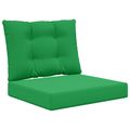 vidaXL Vankúš na vonkajšiu pohovku Polyester Zelená 60 x 50,5 cm